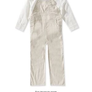 Edgehill Collection Beige linen blend Toddler 2 piece set